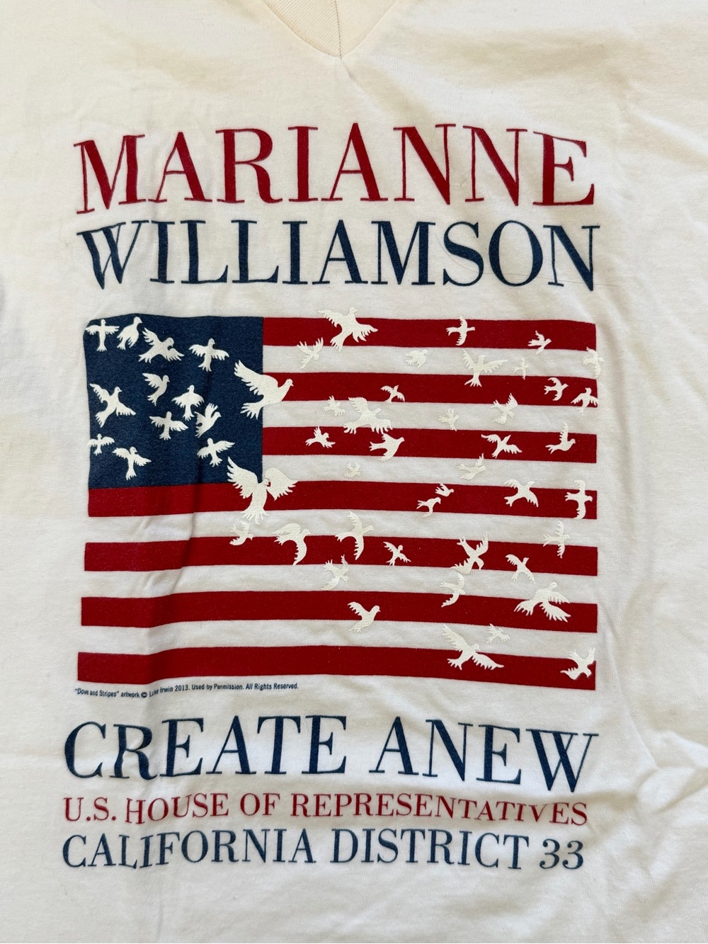 NEW Marianne Williamson for Congress Campaign t shirt
